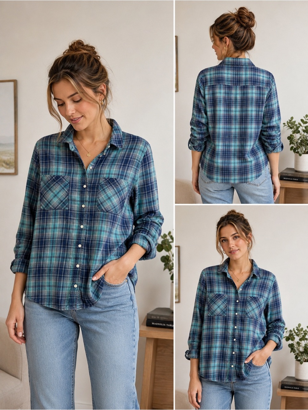 Aeropostale women’s plaid shirt